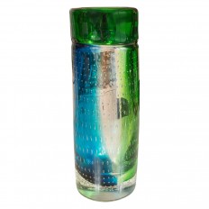 Cylindrical Murano glass vase